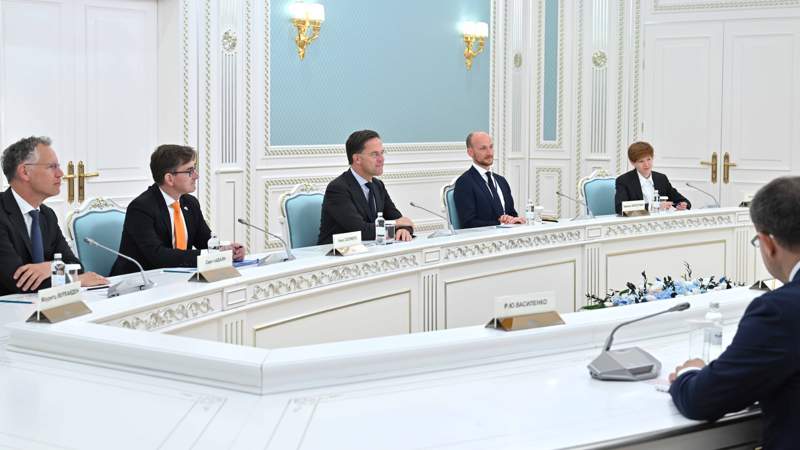 Kazakh President, Dutch PM discuss ways of strengthening cooperation