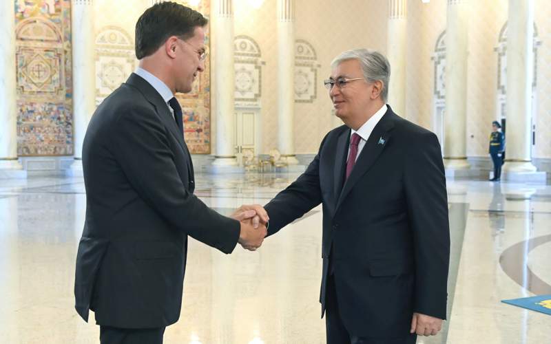 Kazakh President, Dutch PM discuss ways of strengthening cooperation