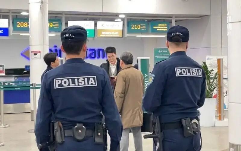 полиция, аэропорт Астаны