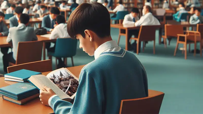 мальчик с книгой 