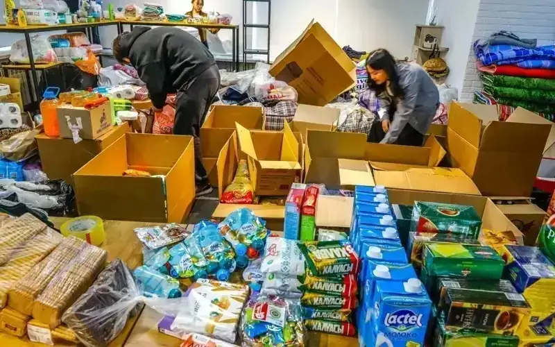 Batys Qazaqstan oblysynda 2 180 tonna gýmanıtarlyq kómek kórsetildi