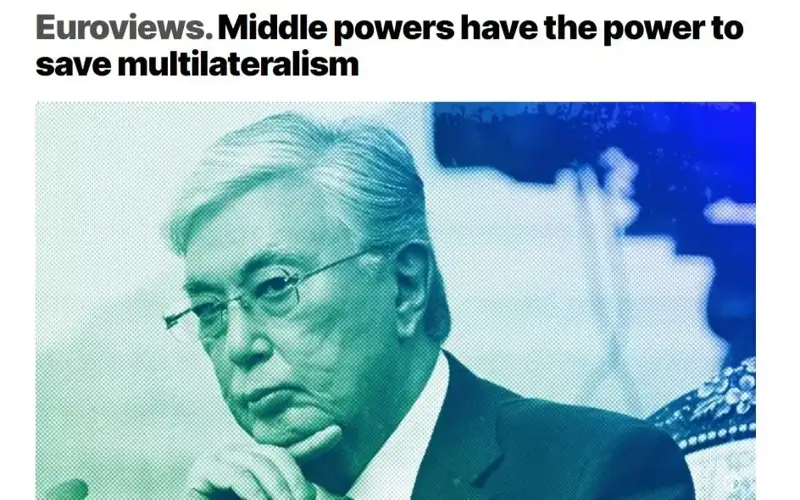 President Tokayev's article for Euronews