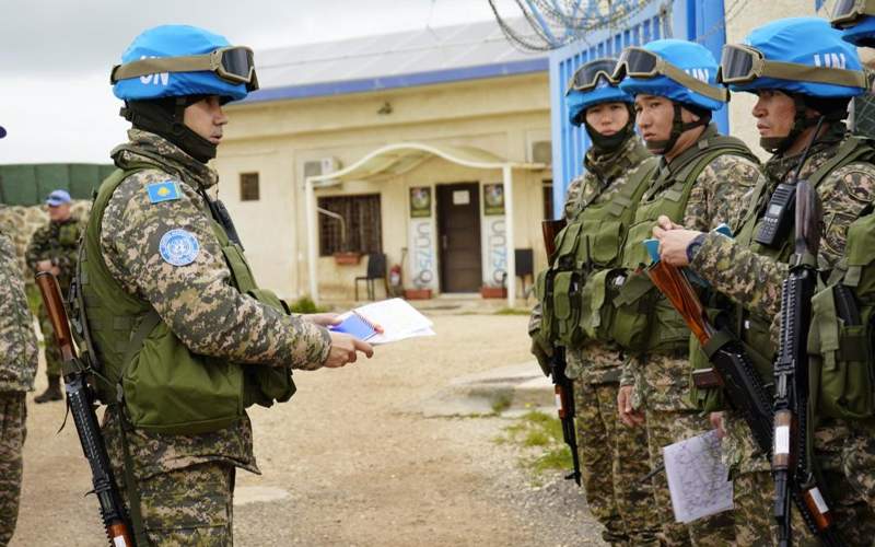 Kazakhstani peacekeepers