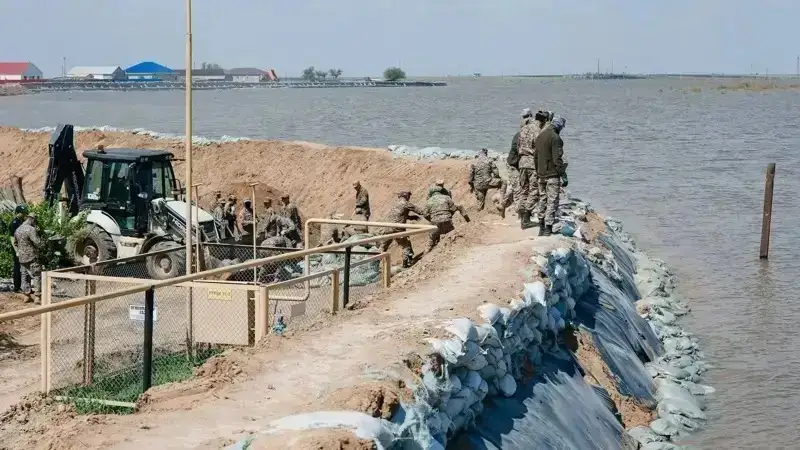 Round-the-clock duty underway at Atyrau city’s dams