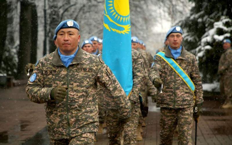 Kazakhstani peacekeepers