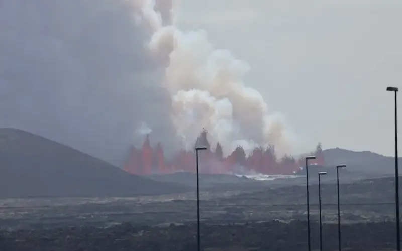 извержение вулкана