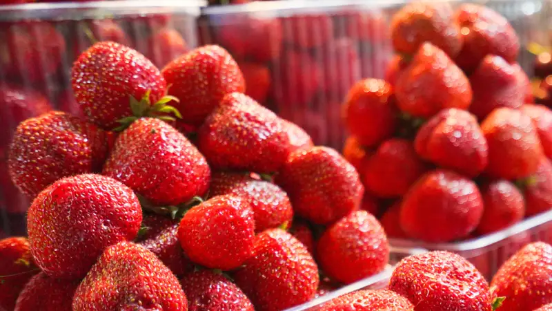 фрукты, клубника, жемістер, құлпынай