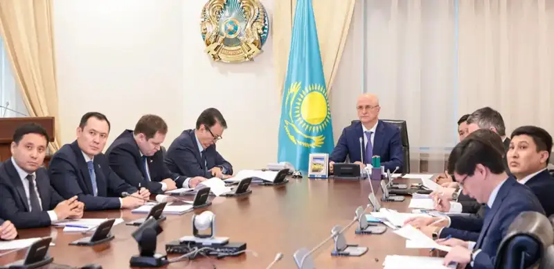 Úkimette qatarlyq ınvestorlarmen birlesip iri gaz jobalaryn iske asyrý máseleleri talqylandy