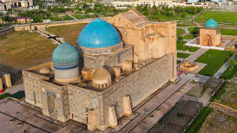 Қожа Ахмет Ясауи кесенесі Мавзолей Ходжи Ахмеда Ясави, Қожа Ахмет Ясауи кесенесі