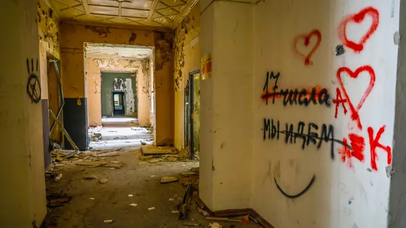 заброшенное здание Алматы