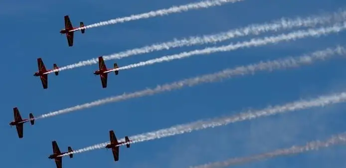 два самолета столкнулись на авиашоу в Португалии