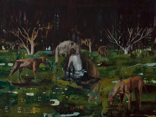 Garden time Nurbol Nurakhmet, art, paint