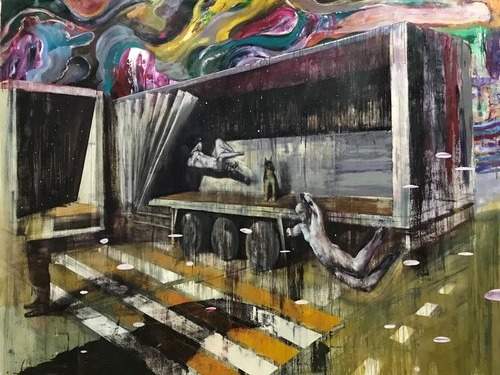 Short cut Nurbol Nurakhmet, art, paint
