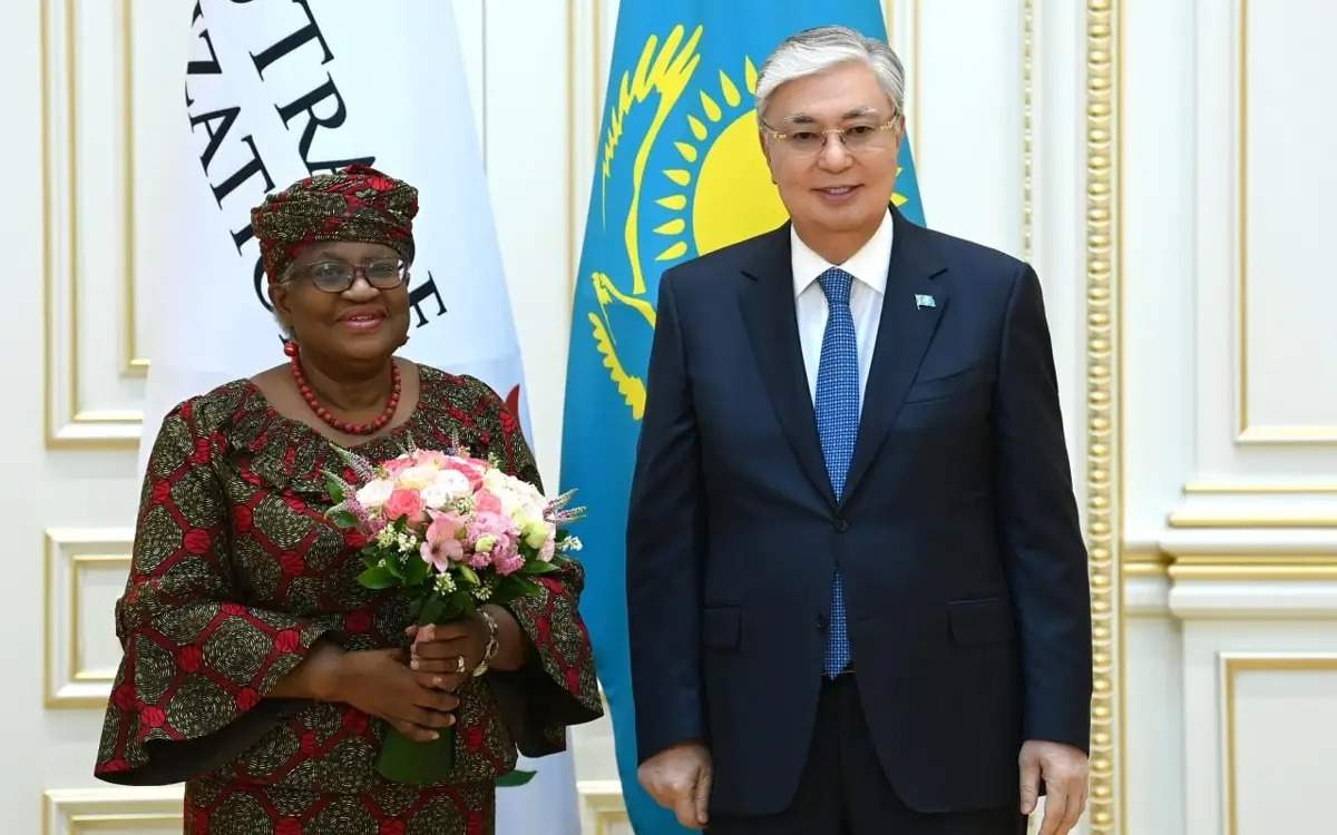 Kazakh President Awards WTO Director General Ngozi Okonjo-Iweala 2nd ...