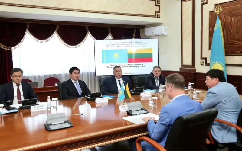 Akim of Mangistau region discusses prospects for cooperation with Ambassador of Lithuania