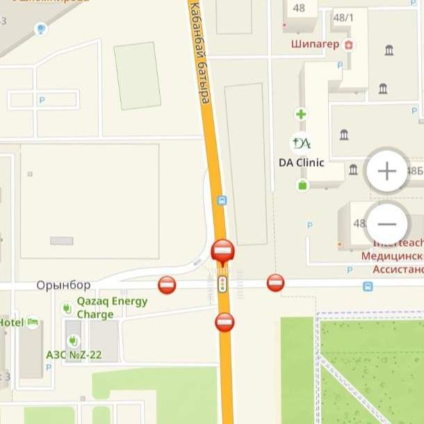 В Астане перекроют пересечение проспекта Кабанбая батыра и улицы Орынбор