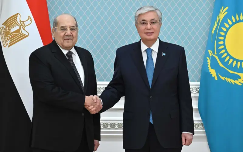 Memleket basshysy Mysyr Arab Respýblıkasy Parlamenti Senatynyń Tóraǵasy Ábdelýahab Ábdelrazeqti qabyldady