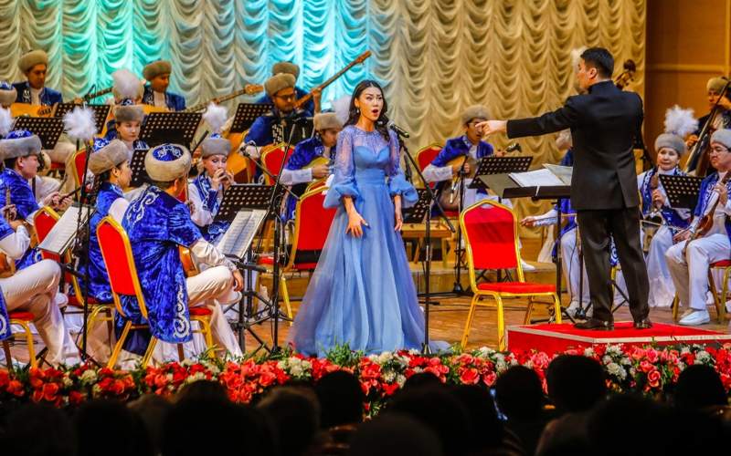 В Алматы прошел концерт оркестра «Отырар сазы» 