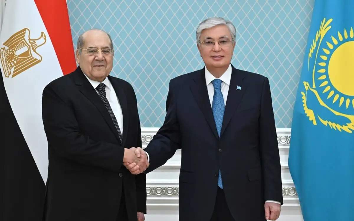 Pedro Razeq President Tokayev meets with Egyptian Senate Speaker Abdel Wahab Abdel ...