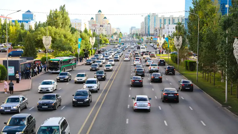 Transport doroga avtomobıl Astana Kólik 