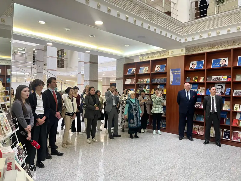 Kazakhstan library inaugurates Francophone literature section with over 200 books from France and Belgium