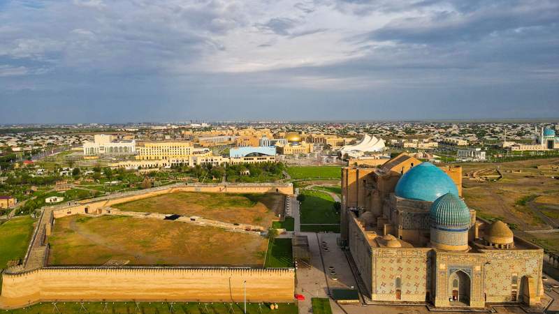 Туркестан Мавзолей Ходжа Ахмеда Яссави Түркістан Қожа Ахмет Яссауи кесенесі