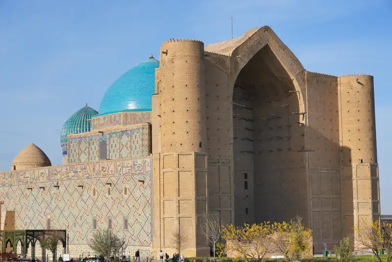 Туркестан Мавзолей Ходжа Ахмеда Яссави Түркістан Қожа Ахмет Яссауи кесенесі