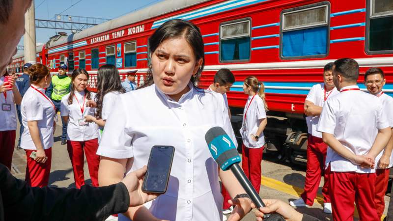 Поезд здоровья  Медицинский Поезд «Саламатты Қазақстан» пойызы