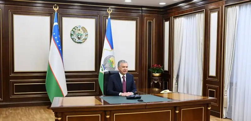  Өзбекстан президенті «Қытай-Қырғызстан-Өзбекстан» теміржол жобасына қатысушыларға бейнеүндеу жолдады