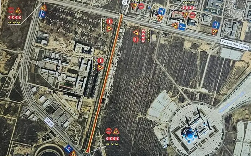 В Астане перекроют пересечение Кабанбай батыра - Хусейн бен Талал