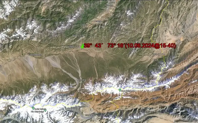 Earthquake felt in south of Kyrgyzstan 