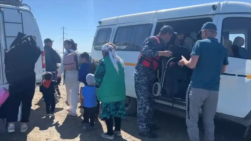 В эвакопунктах Атырау не осталось эвакуированных людей