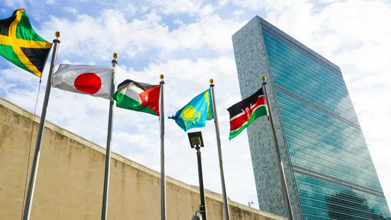 ООН БҰҰ Штаб-квартира ООН в Нью-Йорке Нью-Йорктегі БҰҰ штаб-пәтері