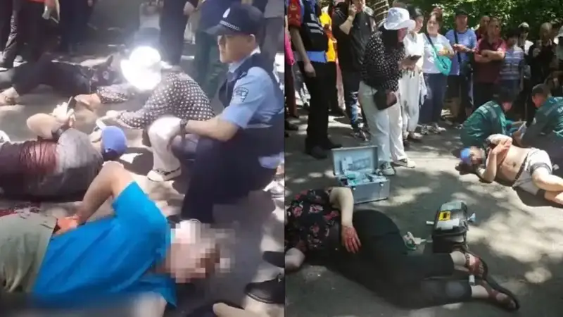 Цзилинь  шаҳри турғуни паркда 4 нафар америкалик фуқарони пичоқлади