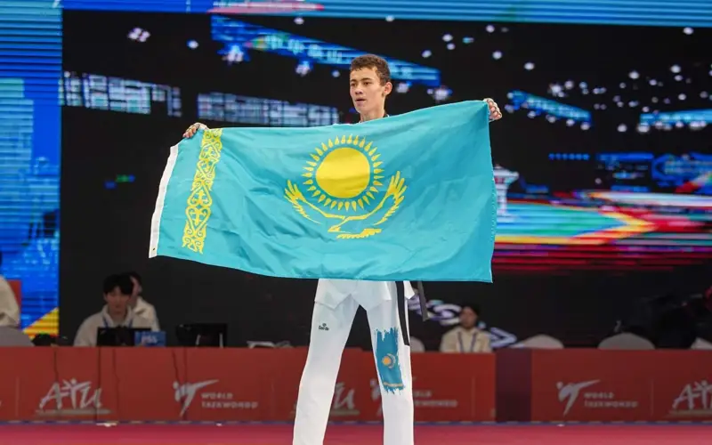 Kazakh taekwondoka earns gold in Luxembourg