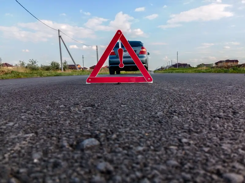 Дорожный знак ДТП Жол белгісі ЖКО жол апаты