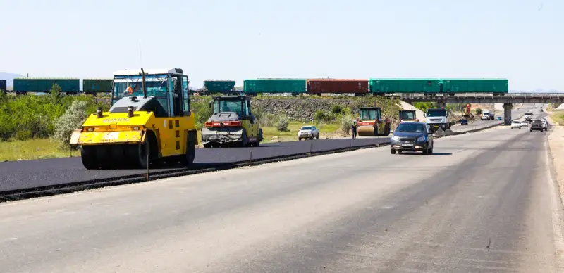 строительство дороги жол құрылысы