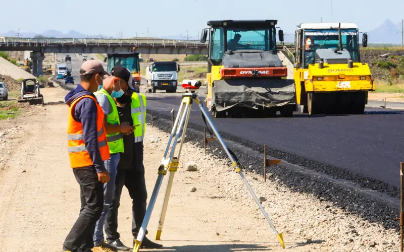строительство дороги жол құрылысы