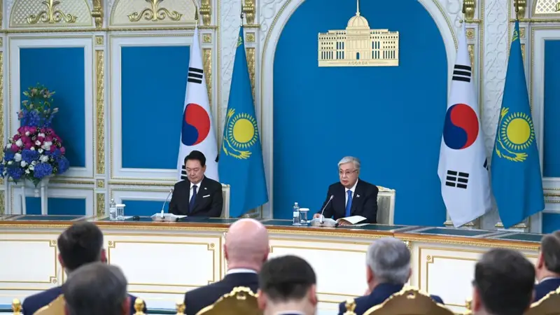 По итогам переговоров президенты Казахстана и Кореи приняли Совместное заявление