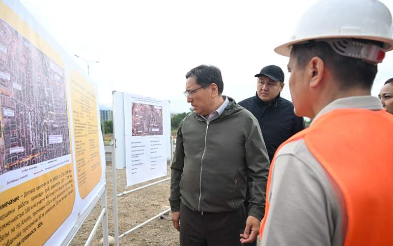 Новую магистральную сеть газоснабжения строят в Наурызбайском районе Алматы