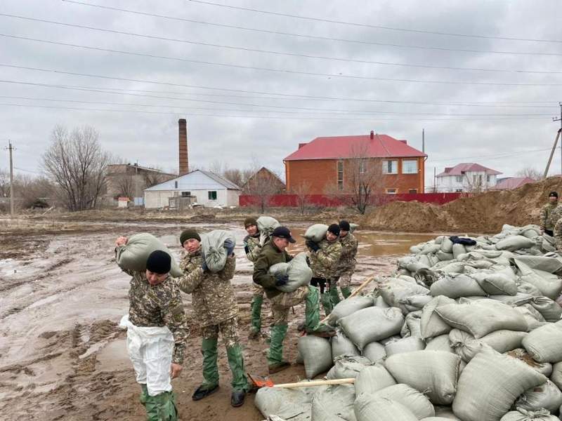 территориальные войска строят дамбы во время паводка территориальные войска строят дамбы во время паводка
