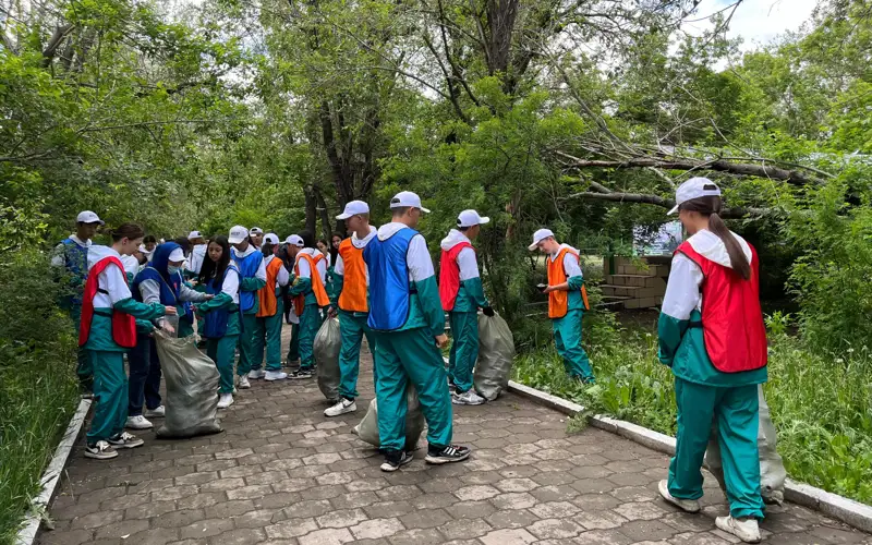 Квест по сортировке бытовых отходов провела молодежь Карагандинской области 