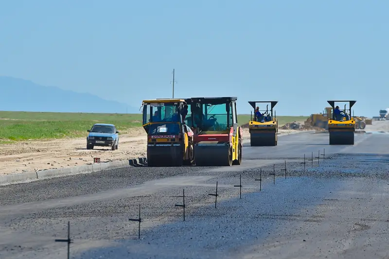 строительство дорог жол құрылысы