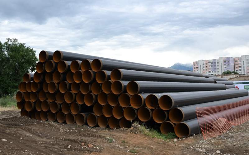 Новую магистральную сеть газоснабжения строят в Наурызбайском районе Алматы