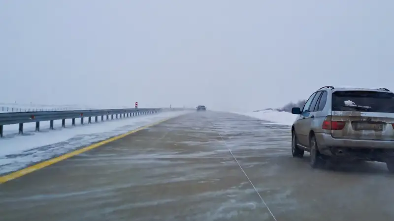 зима метель закрытие трассы қыс боран жол жабылуы