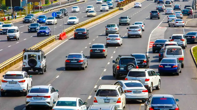 дороги автомобили пробка жолдар көліктер кептеліс