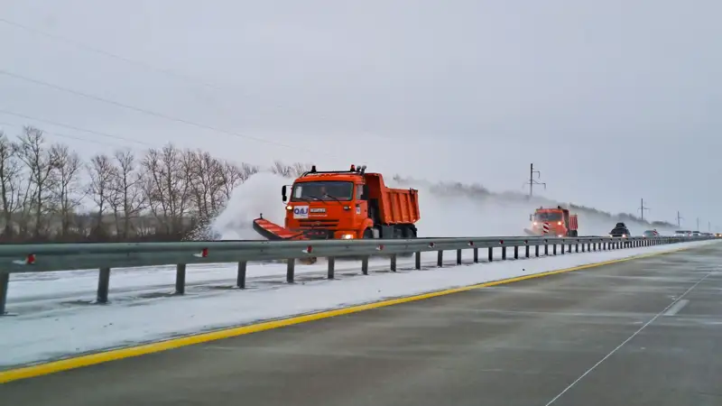 зима метель закрытие трассы қыс боран жол жабылуы