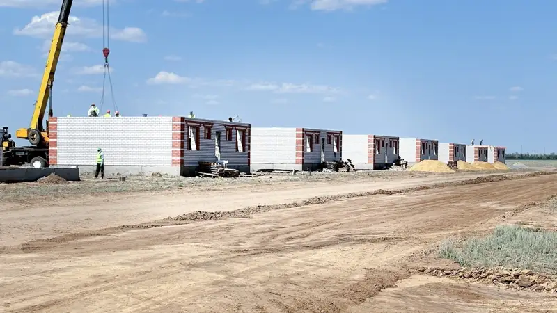 жилье для пострадавших от паводка в Актюбинской области