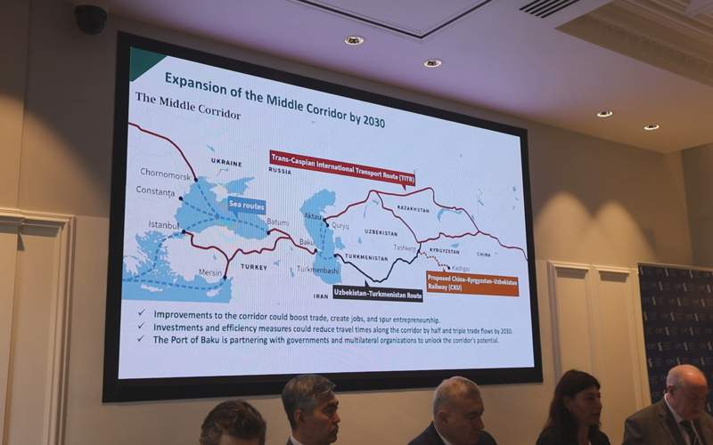 Caspian middle corridor conference held in London