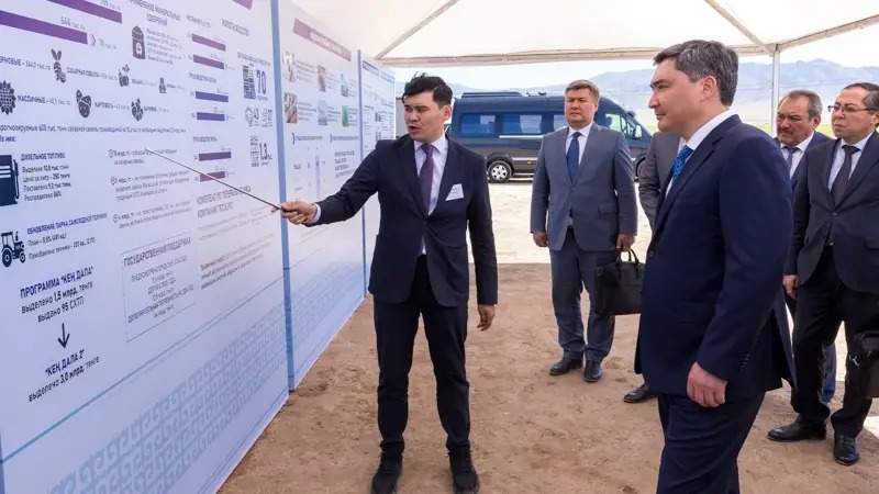 PM Bektenov inspects reconstruction of Tasotkel Water Reservoir in Zhambyl region